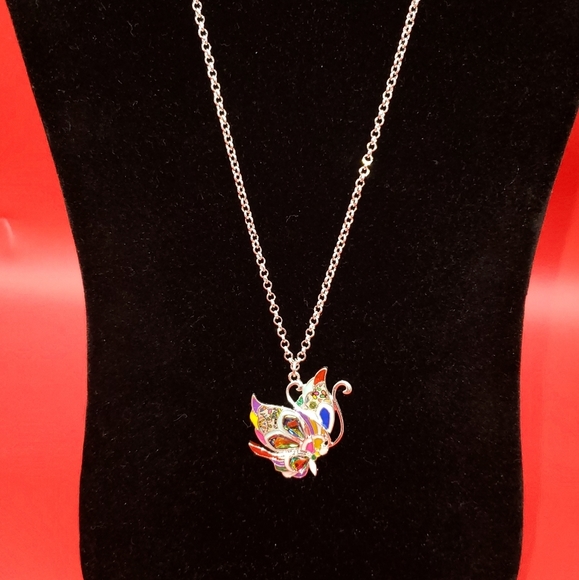 🦋Fairy Butterfly Enamel Necklace - Picture 3 of 6